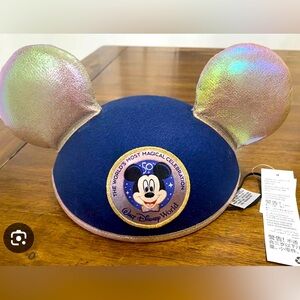 Disney 50th Anniversary ears NWT